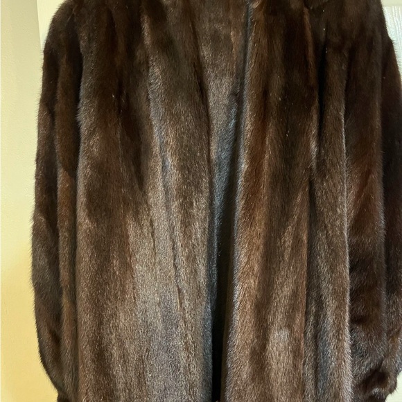 Authentic Mink Coat Koslow’s Deep Brown Fur Full-Length Coat - Picture 2 of 6